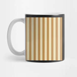 Pin stripes spruce yellow pattern Mug